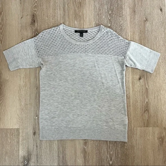 Banana Republic Crochet Short Sleeve Sweater - Picture 4 of 9